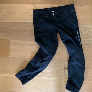 Nike athletic pants, black, tapered